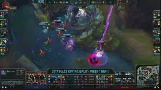 H2K vs OG | NaeHyun steal the baron | NaeHyun roba el bar&oacute;n