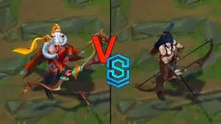Firecracker Ashe VS Woad Ashe