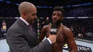 UFC Phoenix: Aljamain Sterling Octagon Interview