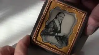 Ambrotype: Ruby Ambrotype, Relievo Abrotype, French Frame. Ambrotipia