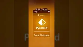 Microsoft Solitaire Collection : Daily Challenge May 2, 2025 - Easy Pyramid