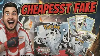 RIPPING a FAKE Pokémon 'White Flare' Booster Box! How Bad Are These Cards?!