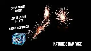 Nature's Rampage 12 Shot 500g Finale Firework - World Class