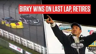 Brian Birkhofer Last Lap Heroics vs. Scott Bloomquist, Retires On Top At 2014 Knoxville Nationals