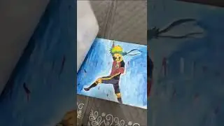 Showing my drawings to my sister #anime #painting #drawing #youtubeshorts #art #learning #viral