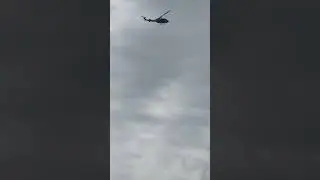 National guard Chopper patrolling daily #Curfew #Lockdown - 🇹🇳 Tunisia April 2/2020 10:45-am