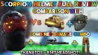 Scorpion Helmet Full Review+Comparison With Eye+ Gameplay l Another Sunburst? ll Guns Of Boom