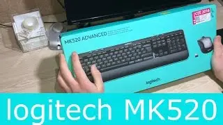 Комплект Клавиатура И Мышь logitech MK520