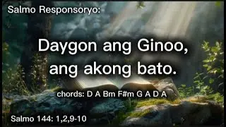 Salmo Responsoryo - January 21,2026 - Miyerkoles ( with chords )