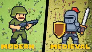Gue Bikin Pasukan MODERN Lawan Pasukan MEDIEVAL | WORLDBOX INDONESIA