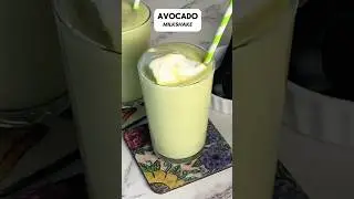 🥑🥤The Smoothest ASMR Avocado Milkshake You'll Ever Hear! Avocado Drink #cooking #lifestyle #asmr