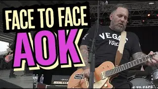 FACE TO FACE LIVE - AOK - CAMP PUNK IN DRUBLIC, 2018, OHIO - 4K - LYRICS