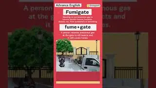 Fumigate - Advance English Vocabulary