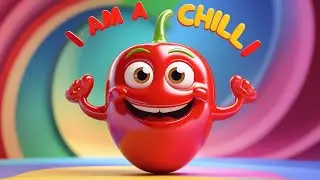 I’m a Chilli 🌶️ | Chilli Pepper Song for Kids | Learn Vegetables & Foods | Kids Learning Song