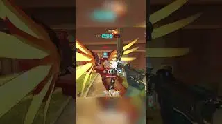 I Don't Think He Expected THAT... 🫣 |  #overwatch #mercy #overwatch2