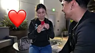 I SURPRISED HER WITH A $5,000 PROMISE RING ON NEW YEARS! 😍💍