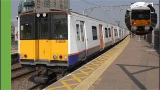 Trains at Cambridge Heath