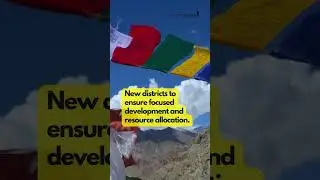 Ladakh Gets 5 New Districts!  #Ladakh #IndiaNews #Government