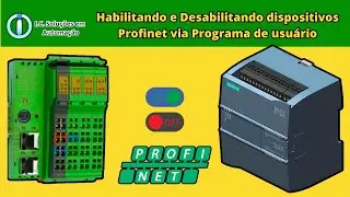 Como habilitar ou desabilitar um dispositivo em uma rede PROFINET no TIA Portal (sem parar a CPU)