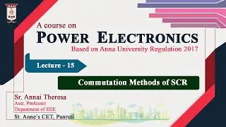 Lecture 1. 15- Power Electronics-  Commutation methods