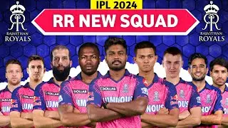 IPL 2024 | Rajasthan Royals Team Full Squad | RR Full Squad 2024 | RR Team New Players List 2024