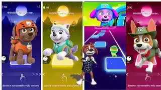 PAW Patrol Tiles Hop NEW SONG 🎶 Satisfying Gameplay!