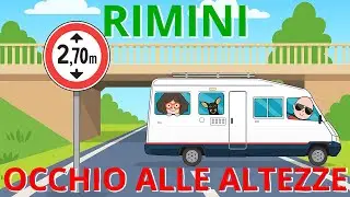 IN CAMPER A RIMINI | ATTENZIONE CAVALCAVIA INFERIORI 3 METRI | DAL DOTTORE