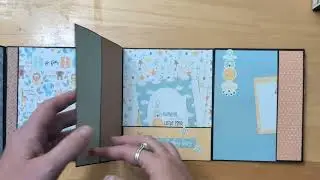Mini Baby Folio / Echo Park Special Delivery / 6x6 Paper pad and scraps