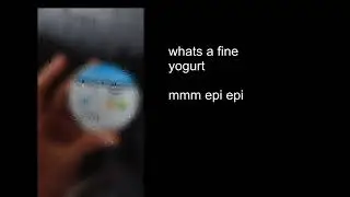 Epigamia yogurt n blueberry smoothie review: most natural?