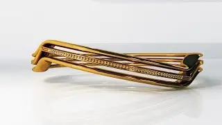 Maya 2016 tutorial : Golden ring rendered in Mental Ray
