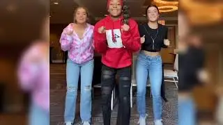 👏🏾Charli D&rsquo;amelio & Addison Rae meet the original creator of the RENEGADE Jalaiah Harmon 🙏🏾❤️