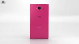Sharp Aquos Zeta SH-01H Pink 3D model by 3DModels.org