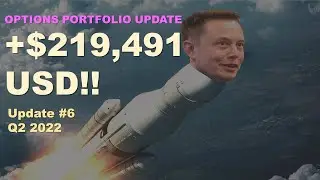Options portfolio update / Broke $200,000!! / Q2 2022