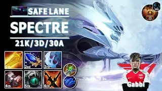 Spectre Safe Lane Carry | 7.32d | Gabbi Pos 1 Spec Play | Dota 2 Immortal Gameplay