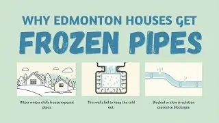 Why Edmonton Houses Get Frozen Pipes 🇨🇦❄️ | Winter Plumbing Tips