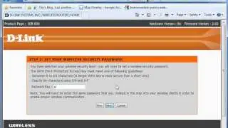 D-link DIR-600 Wireless Protection Setup