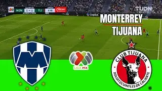 CF MONTERREY vs CLUB TIJUANA Liga MX Clausura 2026 Full Match Simulation/Prediction PES 26 Gameplay