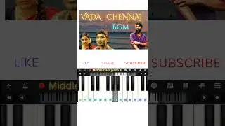 Vada Chennai Bgm | Dhanush | Vetri Maaran |Santhosh Narayanan| #piano