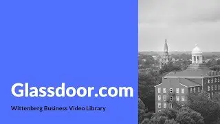Glassdoor Tutorial