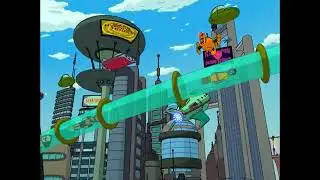 Futurama (S01E01 - Space Pilot 3000) | 1999 | Opening