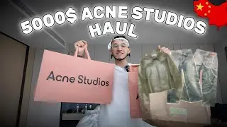 CRAZY $5000 ACNE STUDIOS Haul in China (Review + Try On)