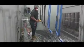 Walk-in Powder Coating Booth for Big Frames