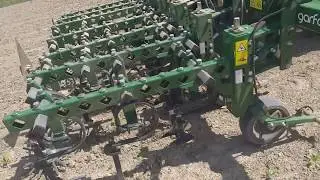 Binage des betteraves fourragères en agriculture bio