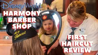 Harmony Barber Shop First Haircut at Disney World