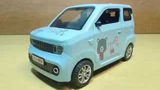 Seberapa Detail Miniature Diecast Models Wuling Hongguang Mini EV 1:32