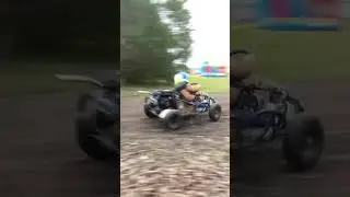 #Predator212 swap on the Coleman rtk100. #gokart #sendit #fullsend #drift #trending #viral