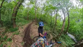 Jon Learning How To Leap Frog Over Logs - INSTA360 X5