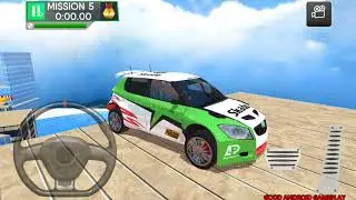 Roof Jumping Car Parking Games #1 - Bandit Rally Vehicle Android Gameplay FHD