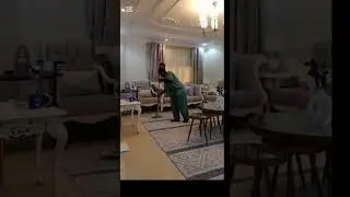 Daily morning routine of a housemaid in Saudi arabia #cleaning