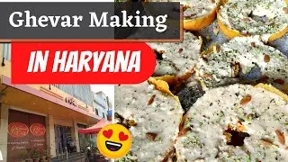 Daily 2000kg of Ghewar Making in Sonepat, Haryana 😱 😍 | R.k Sweets & Namkeen | #Shorts #YTShorts